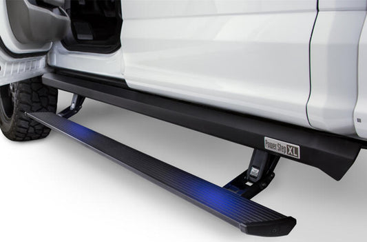 AMP Research 77255-01A PowerStep XL Electric Running Boards Plug N Play System for 2022 Chevrolet Silverado/GMC Sierra 1500; Crew Cab; Includes Gas and Diesel