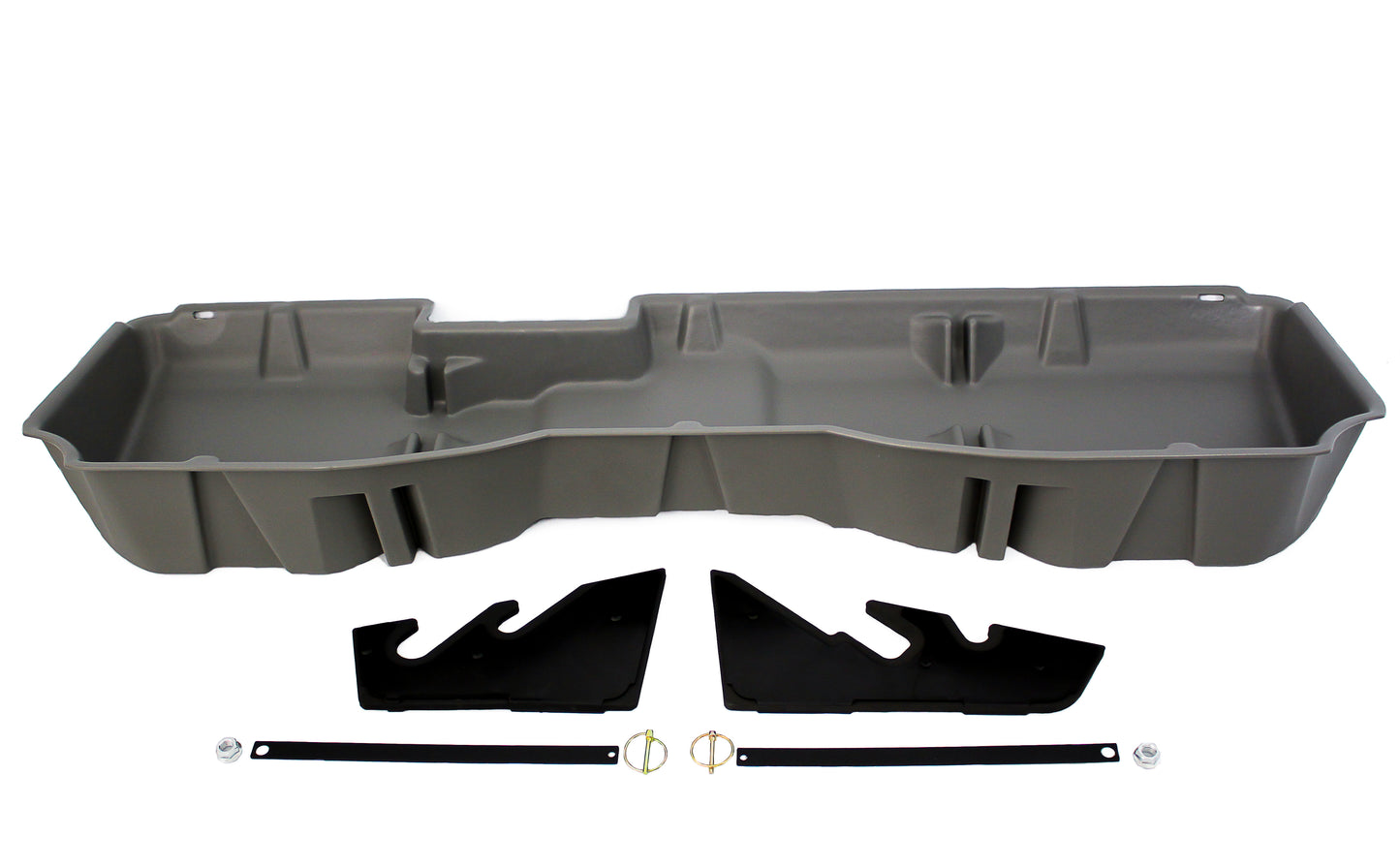 DU-HA 10301 Chevrolet/GMC Underseat Storage Console Organizer And Gun Case - Ash / Gray