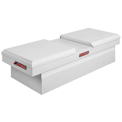 Weather Guard 115-3-01 Gull Wing Crossover Box Extra Wide White Steel 71.5X27.5X18.5 - National Fleet Equipment