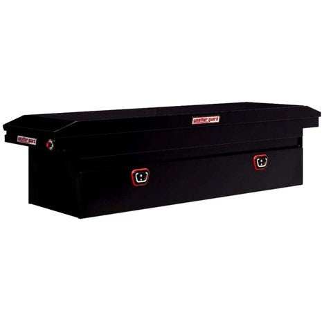 Weather Guard Crossover Tool Box Gloss Black Steel Full Size Low Profile Model # 120-5-03 - National Fleet Equipment