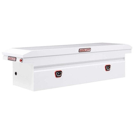 Weather Guard Crossover Tool Box White Steel Full Size Low Profile Model # 120-3-03 - National Fleet Equipment
