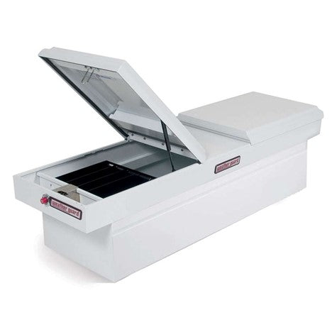 Weather Guard 125-3-01 Gull Wing Crossover Box White Steel 71.5X20X17.88 - National Fleet Equipment