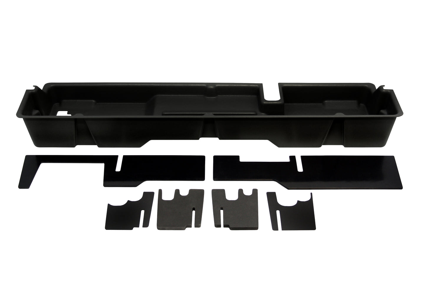 DU-HA 20007 Ford Underseat Storage Console Organizer And Gun Case - Black