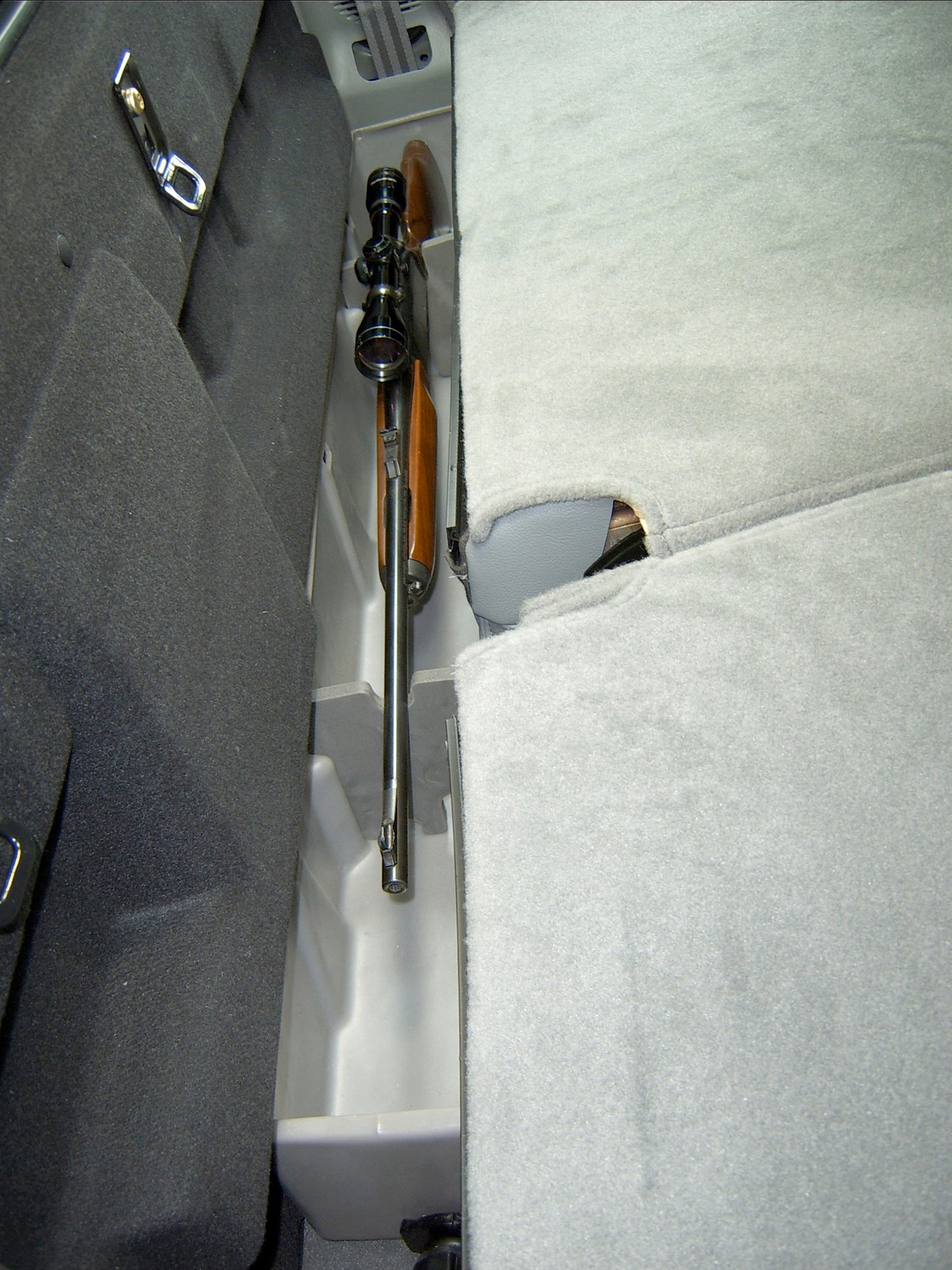 DU-HA 20025 Ford Behind-the-Seat Storage Console Organizer And Gun Case - Black