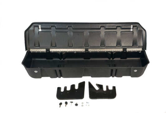 DU-HA 20116 Ford Lockbox - Underseat Storage Console Organizer And Gun Case With Lockable Lid - Black