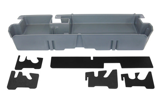 DU-HA 60052 Toyota Underseat Storage Console Organizer And Gun Case - Dark Gray