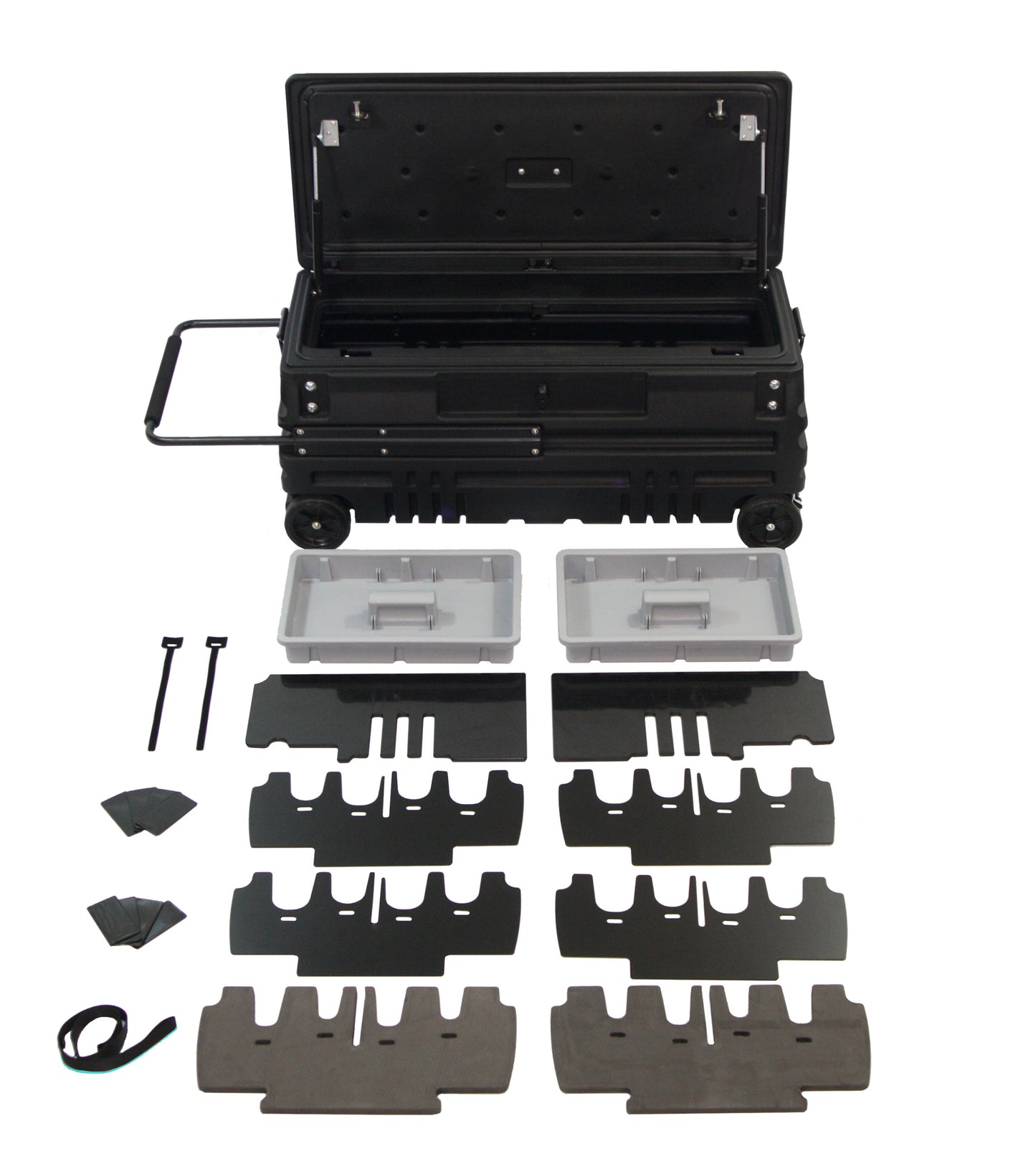 DU-HA Squad Box - Interior/Exterior Portable Storage + Gun Case - Internal Latch