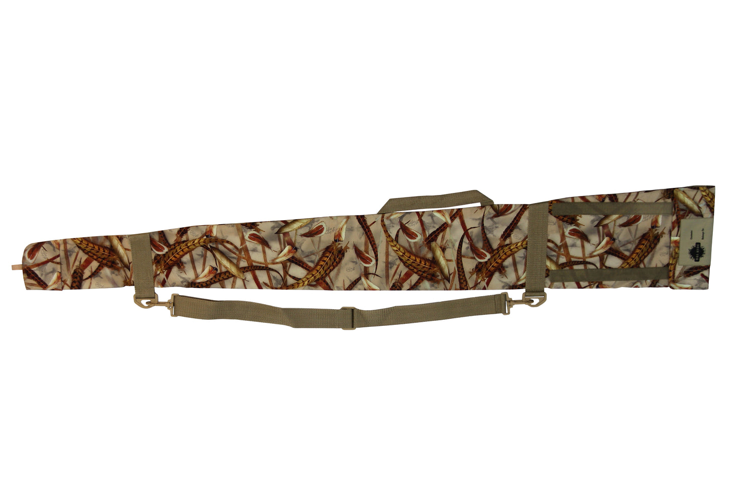 DU-HA 90500 Dri-Hide Shotgun Protector With Adjustable Sling - Flushing Pheasants - Tan Camo