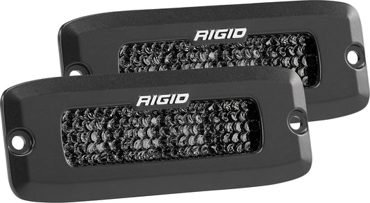 RIGID SR-Q Series PRO Midnight Edition Spot Diffused Flush Mount Pair