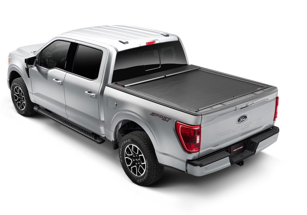 Roll-N-Lock BT102A Locking Retractable A-Series Truck Bed Tonneau Cover for 2015-2020 Ford F-150; Fits 6.7 Ft. Bed