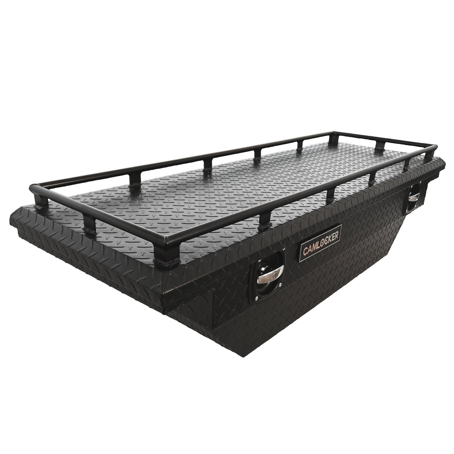 Camlocker S60LPBLRLMB Crossover Tool Box 60 Inch With Rail For Jeep Gladiator JT Low Profile Matte Black