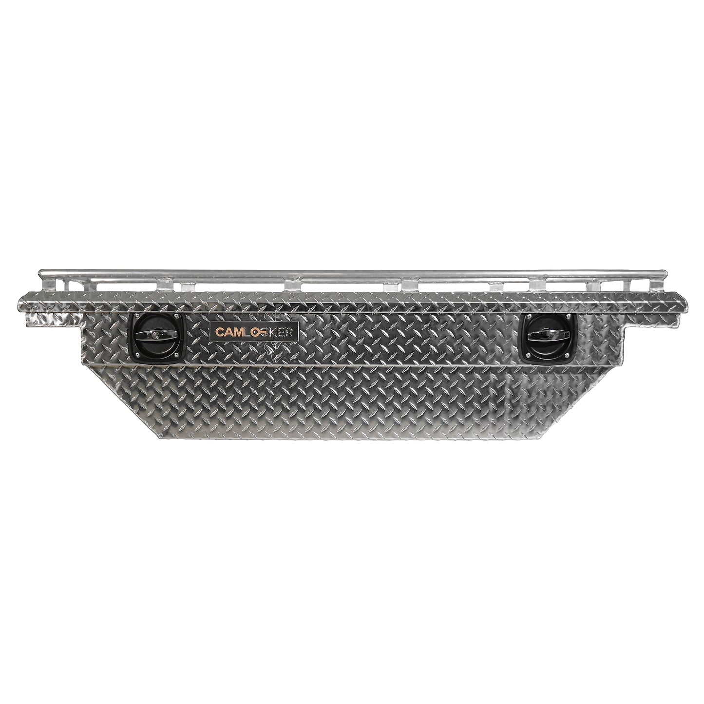 Camlocker S60LPBLRL Crossover Tool Box 60 Inch With Rail For Jeep Gladiator JT Low Profile Bright Aluminum
