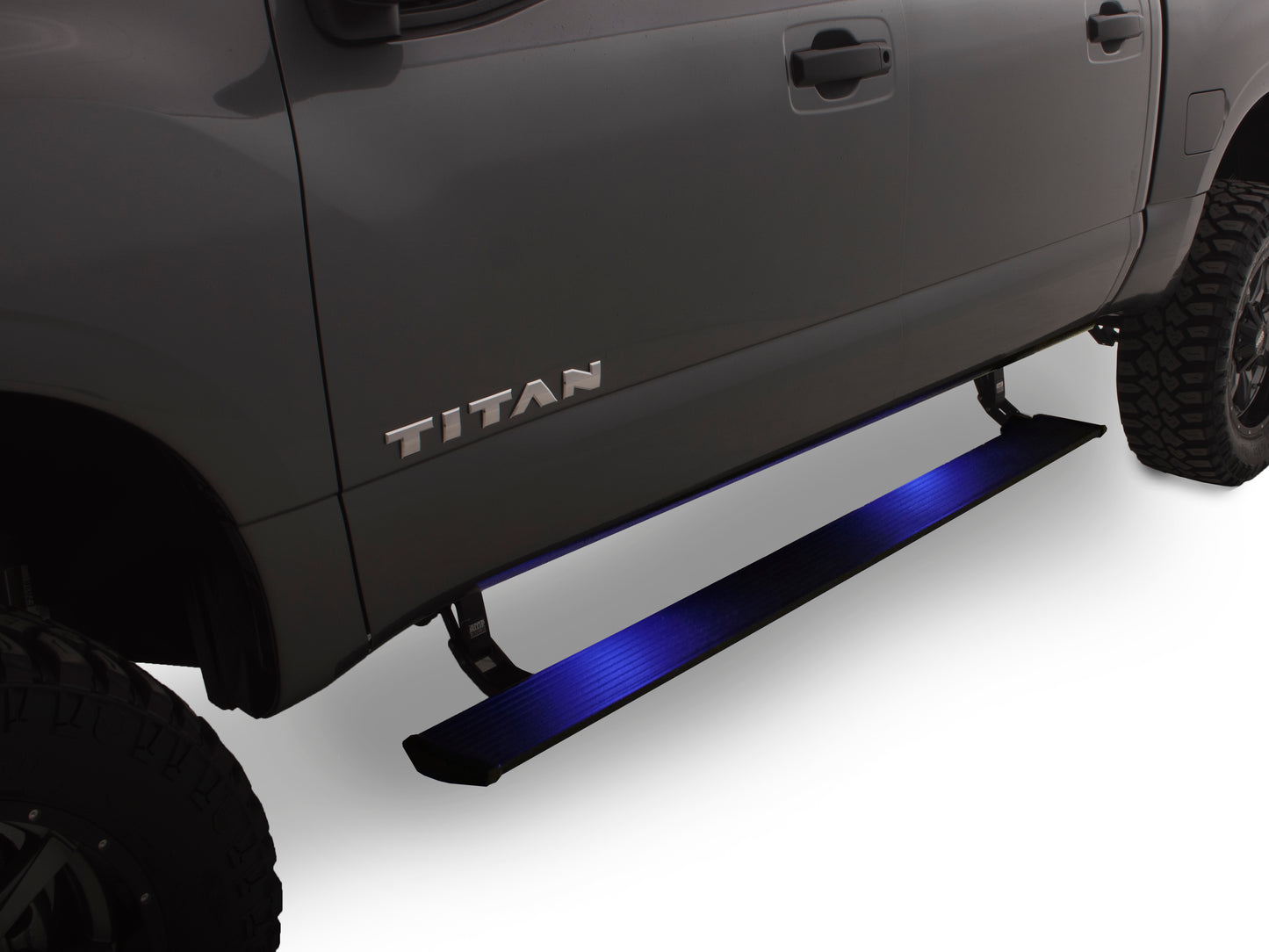 AMP Research 76120-01A PowerStep Electric Running Boards Plug N Play System for 2016-2017 Nissan Titan/Titan XD All Cabs
